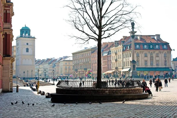 바르샤바 폴란드입니다 오른쪽에 유명한 유네스코 — 스톡 사진