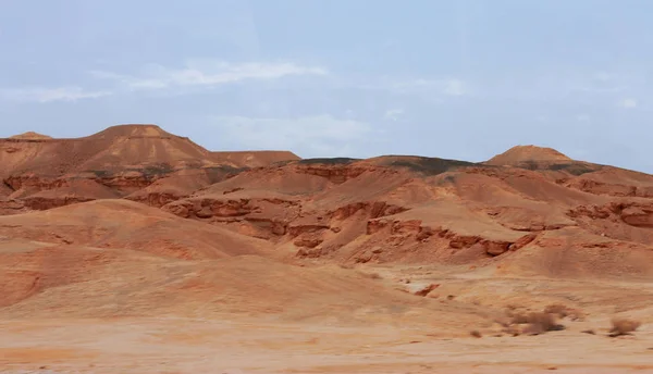 Deserto Israel Céu Nublado Tempestuoso — Fotografia de Stock