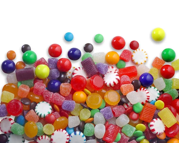 Różnorodność Cukierki Wycieki Lub Spada — Zdjęcie stockowe
