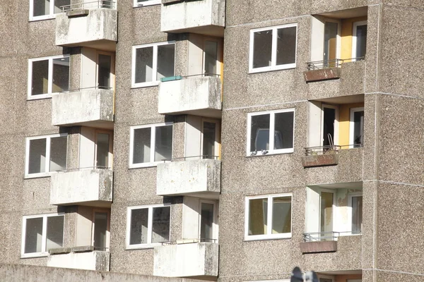 Condenado Bloque Pisos Por Demolición — Foto de Stock