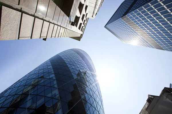 Londra Gökdelen Gherkin Binası — Stok fotoğraf