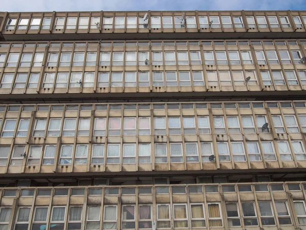 Londres Inglaterra Reino Unido Marzo 2009 Urbanización Robin Hood Gardens — Foto de Stock