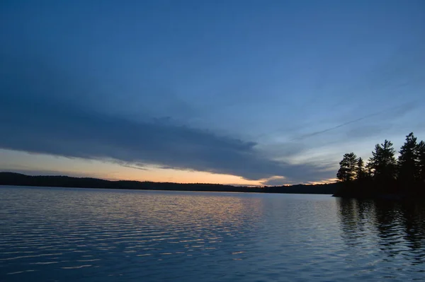 알곤킨 공원의 매킨토시 호수의 — 스톡 사진