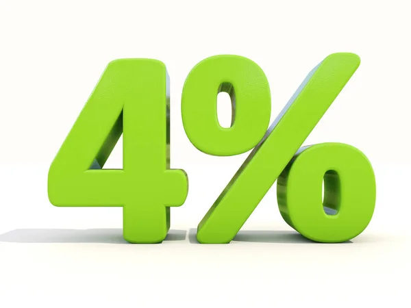 Four Percent Discount Illustration — Stock Photo, Image