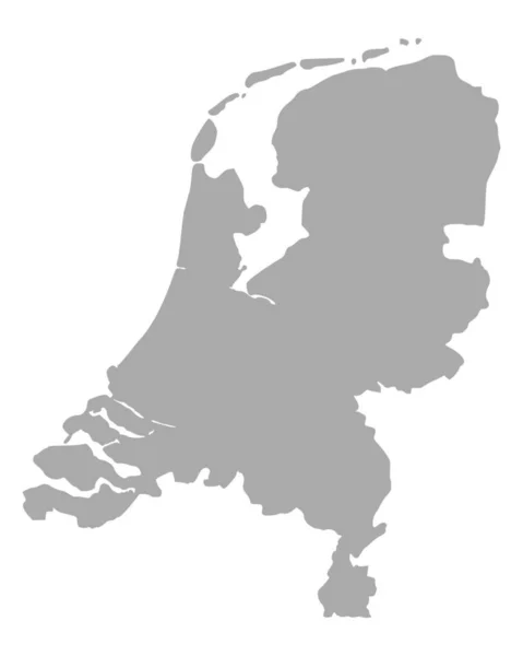 Χάρτης Της Ολλανδίας — Φωτογραφία Αρχείου