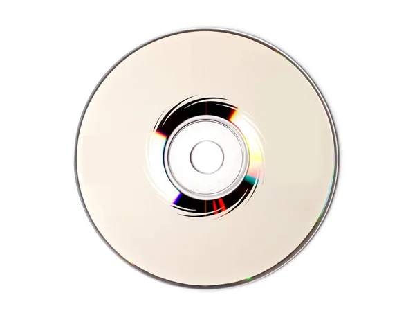 Dvd Disco Sfondo Bianco Pronto Essere Personalizzato — Foto Stock