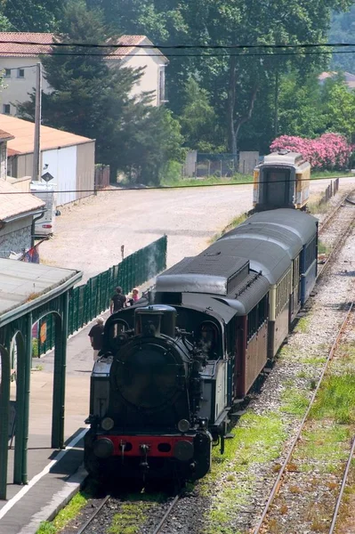 Kleine Toeristenstoomtrein Uit Anduze — Stockfoto