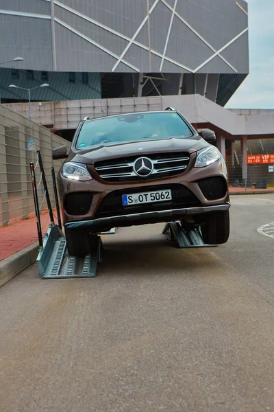 Lviv Ucrânia Outubro 2015 Mercedes Benz Experiência Estrela Interessante Série — Fotografia de Stock