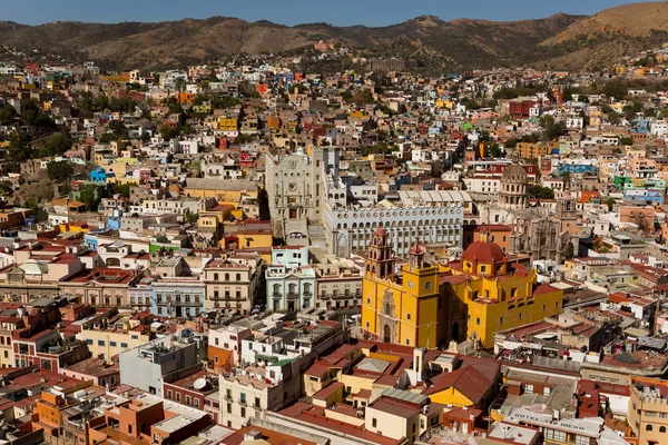 Ville Minière Argent Guanajuato Mexique — Photo