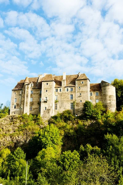 Castillo Boussac Departamento Creuse Limousin Francia — Foto de Stock