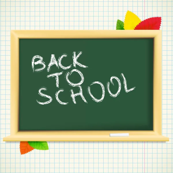 School Overzicht Van Blackboard Achtergrond — Stockfoto