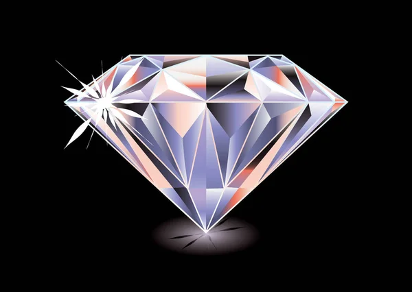 예술적 다이아몬드 그림자와 배경에 — 스톡 사진