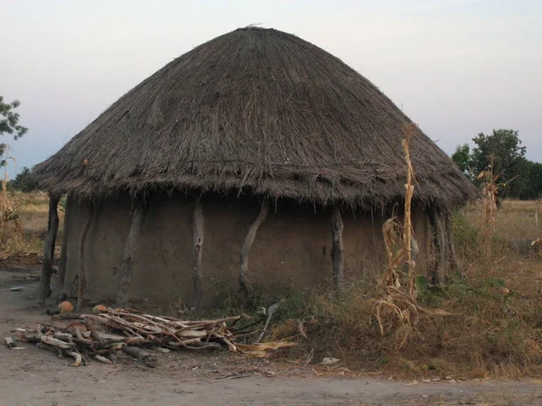 Traditionele Afrikaanse Hut Kameroen — Stockfoto