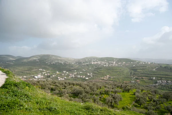 Sebastia Antiga Israel Escavação Território Palestino — Fotografia de Stock