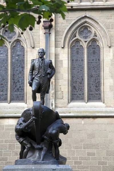 Capitán Matthew Flinders Estatua Melbourne City Australia — Foto de Stock