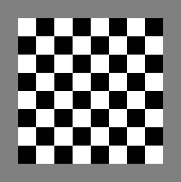 黑白棋盘或制图板隔离在灰色背景上 — 图库照片