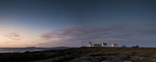 Panorama Tungenes Con Faro —  Fotos de Stock