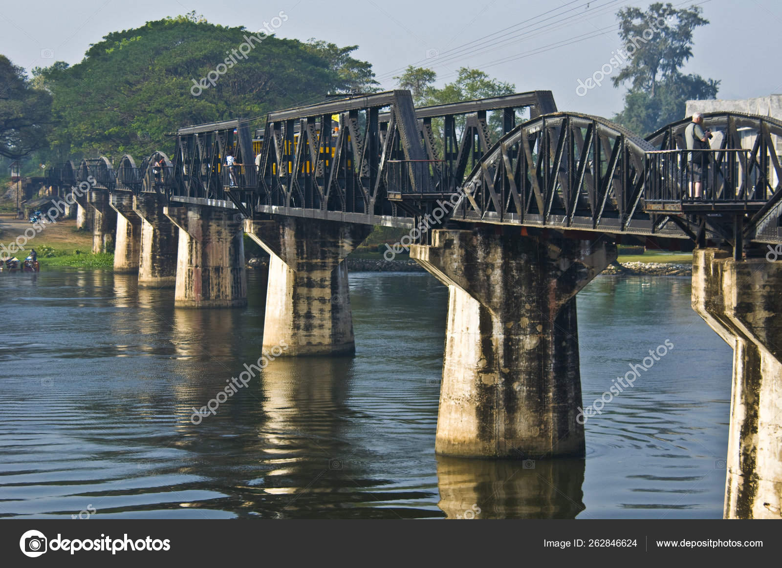 Famous Bridge River Kwai Kanchanaburi Stock Photo Yayimages