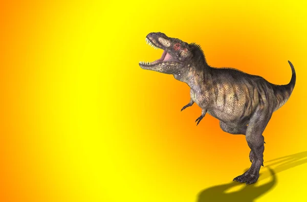 Tiranosaurio Rex Una Pose Amenazante — Foto de Stock