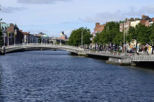 Iteland Güzel Başkenti Dublin Deki Güzel Bir Sahne — Stok fotoğraf
