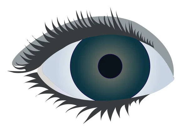 Olho Azul Ilustração Vetorial Eps10 — Fotografia de Stock