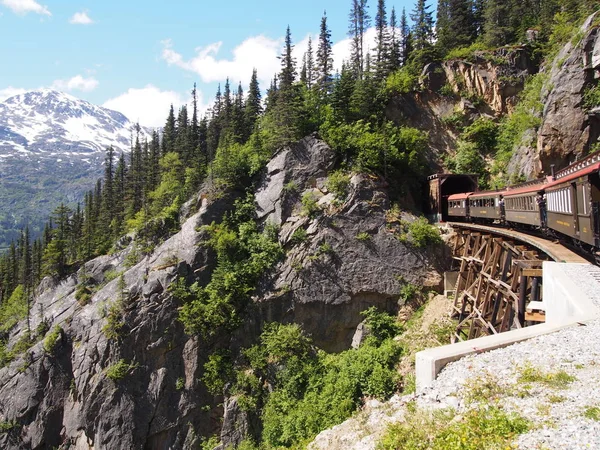 White Pass Trail Skagway Alaska États Unis — Photo