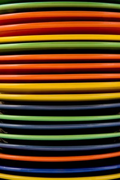 Placas Multicolores Tomadas Cerca — Foto de Stock