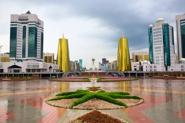 都市の風景 アスタナ カザフスタン共和国の首都 2007年8月 — ストック写真