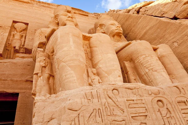 Tempel Der Rameses Abu Simbel Egyp — Stockfoto