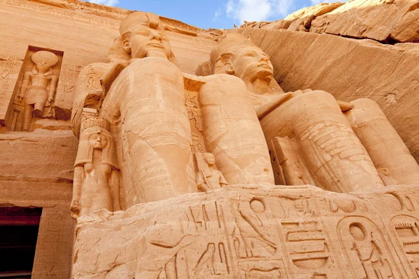 Temple Rameses Abu Simbel Egyp — стоковое фото