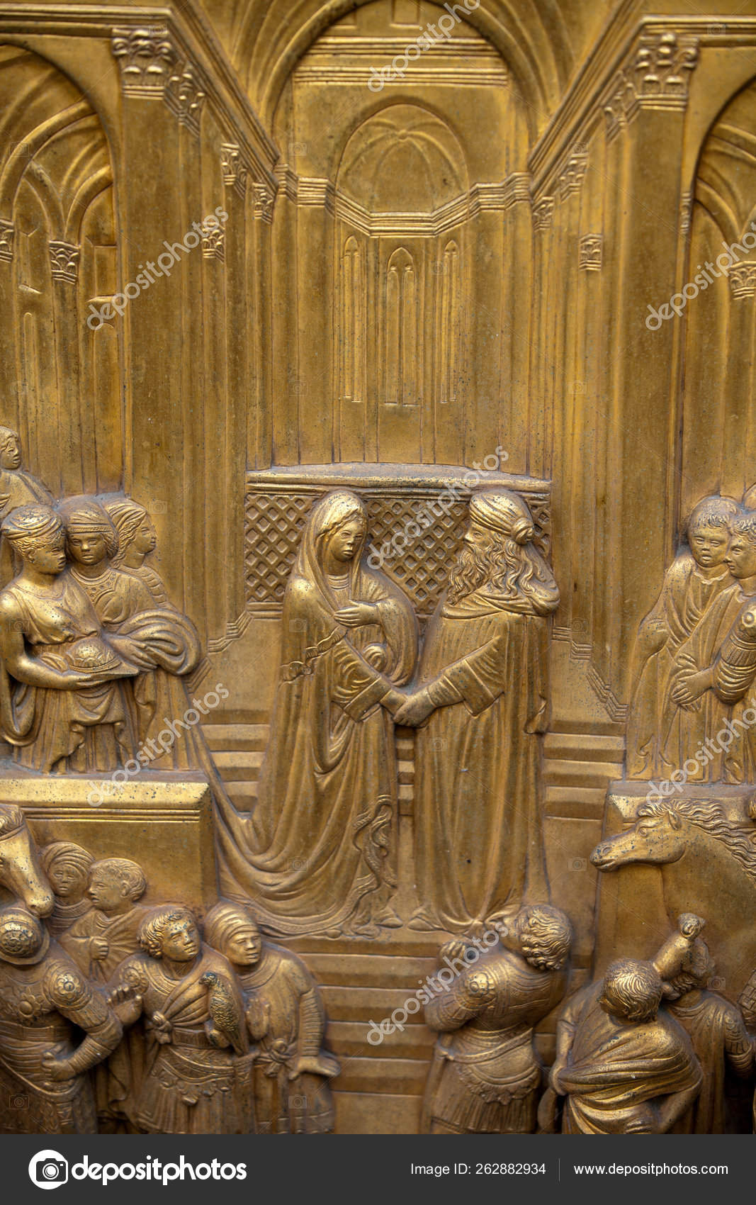 Florence Baptistery Panel Door Paradise Solomon Queen Sheba