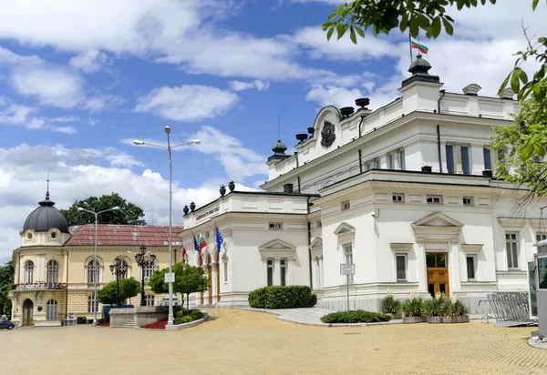 Partie Ville Sofia Avec Bâtiment Parlement Académie — Photo