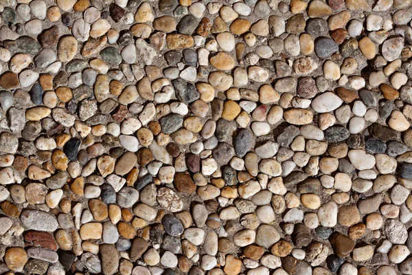 均匀分布的小石头的特写照片 — 图库照片
