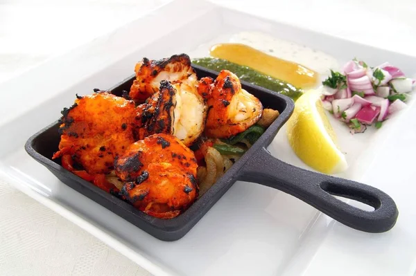 Indische Königskrabbe Tikka Tandoor — Stockfoto