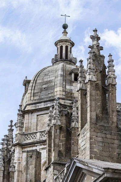 Fachada Catedral Toledo Iglesia Española —  Fotos de Stock