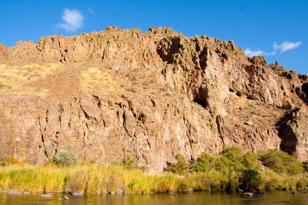 Flujos Agua Largo Del Río Owyhee Oregon Oriental — Foto de Stock