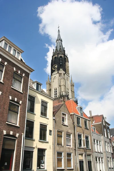 Tour Grande Église Delft Hollande — Photo
