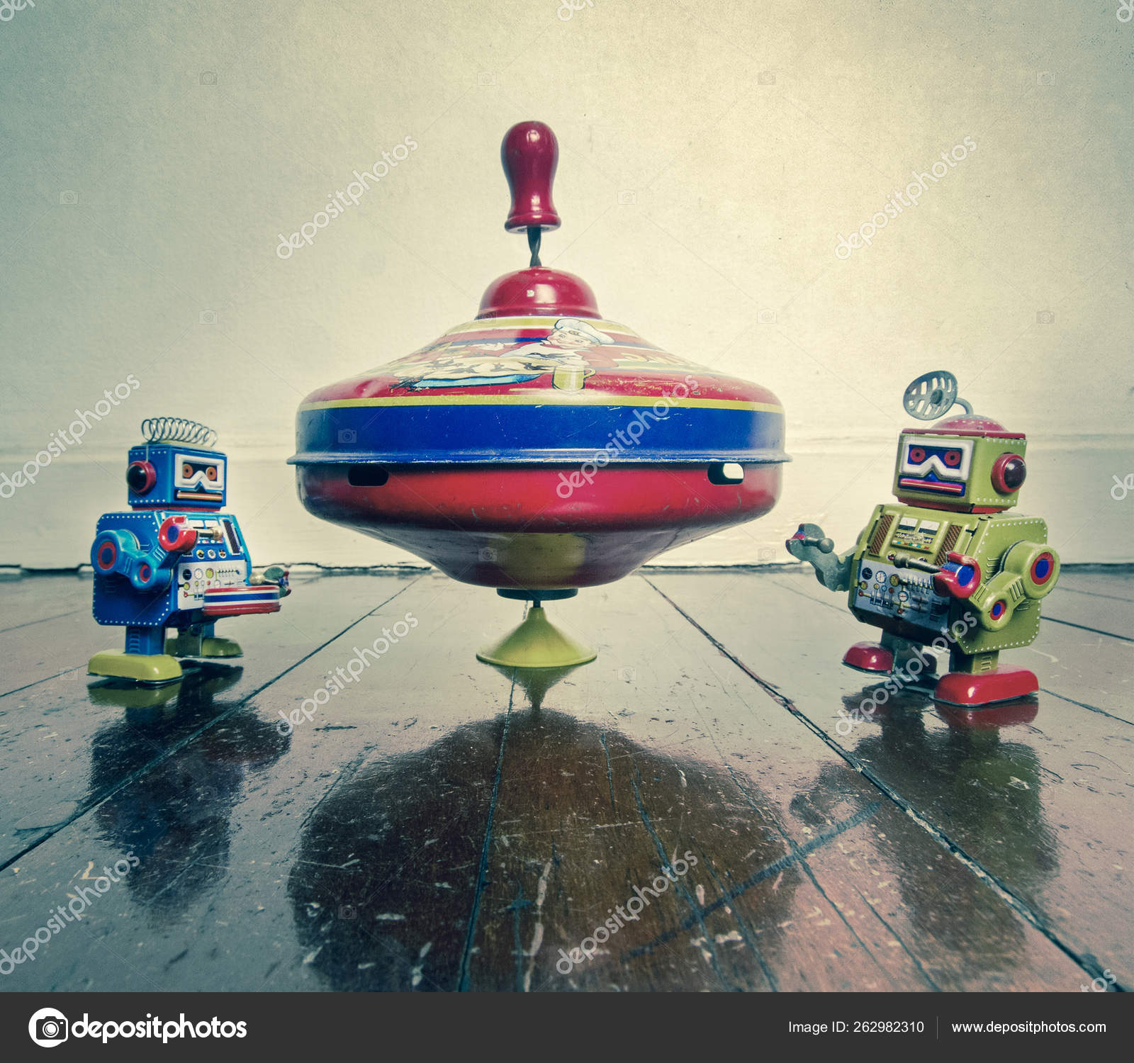 vintage spinning top