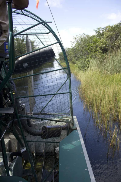 Air Boat Nel Parco Nazionale Delle Everglades — Foto Stock