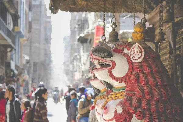 Ναούς Της Πλατείας Durbar Στην Πόλη Bhaktapur Κατμαντού Νεπάλ — Φωτογραφία Αρχείου