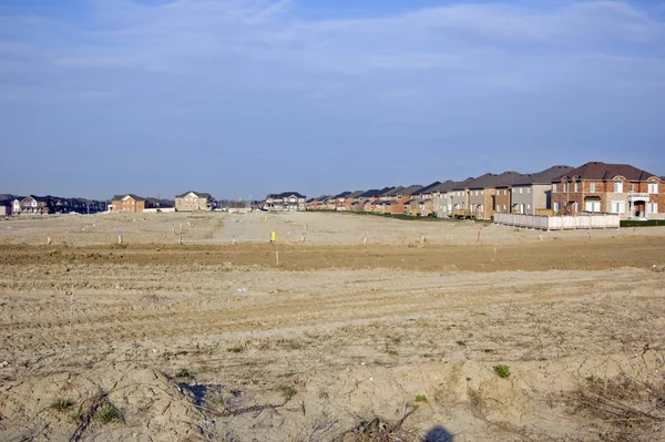 Nuevas Casas Obras Construcción Casas —  Fotos de Stock