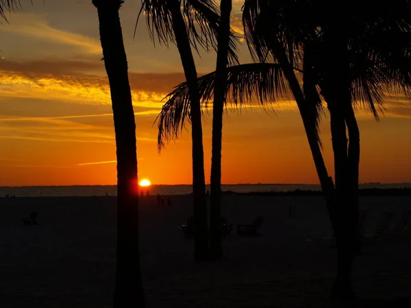 Schönen Sonnenuntergang Blick Hintergrund — Stockfoto