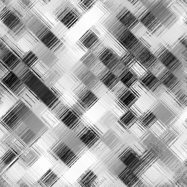 Bezproblémová Textura Grunge Poškrábaných Monochromatických Čtverců — Stock fotografie