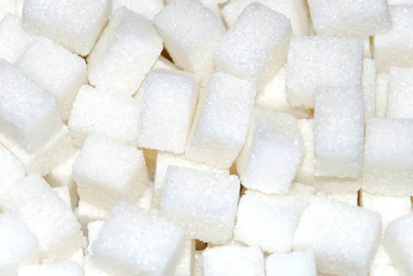 Primer Plano Terrón Azúcar — Foto de Stock