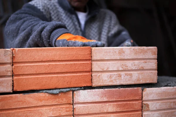 Pedreiro Construção Pedreiro Trabalhador — Fotografia de Stock