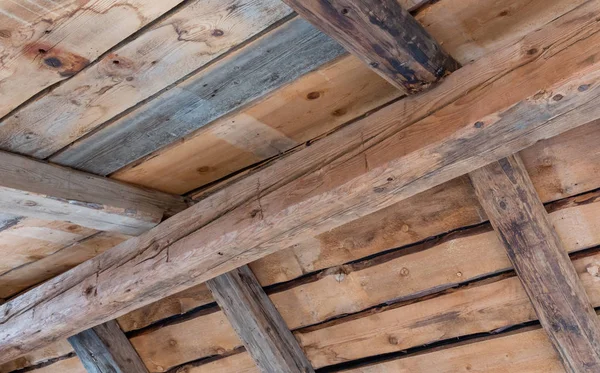 Contrucción Madera Una Casa Antigua Austria — Foto de Stock