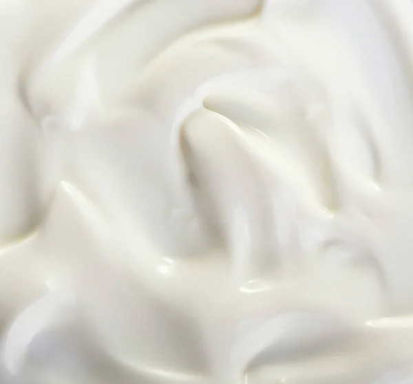 Close View Cream White Background — Stock Photo, Image