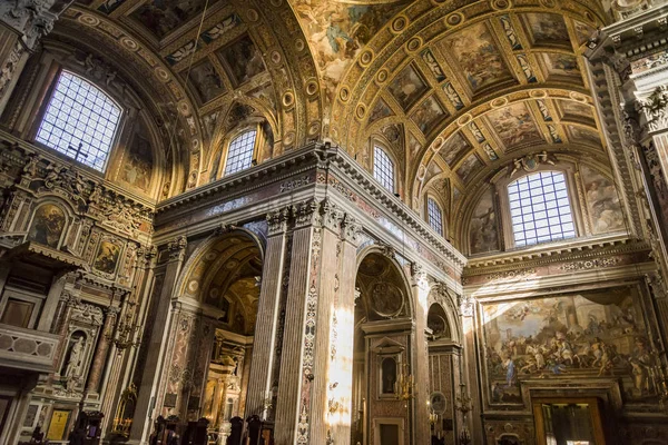 Interior Gesu Nuovo Church Naples Italy — Stock Photo, Image