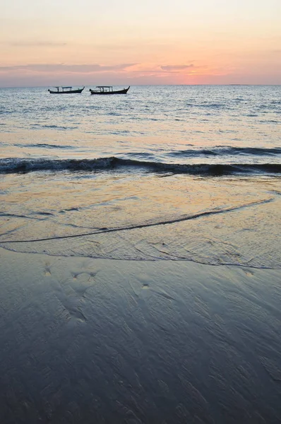 Wunderschöner Sonnenuntergang Der Andamanensee Thailand — Stockfoto