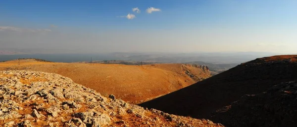 Vista Dai Monti Galilei Mare Galilea Kinneret — Foto Stock